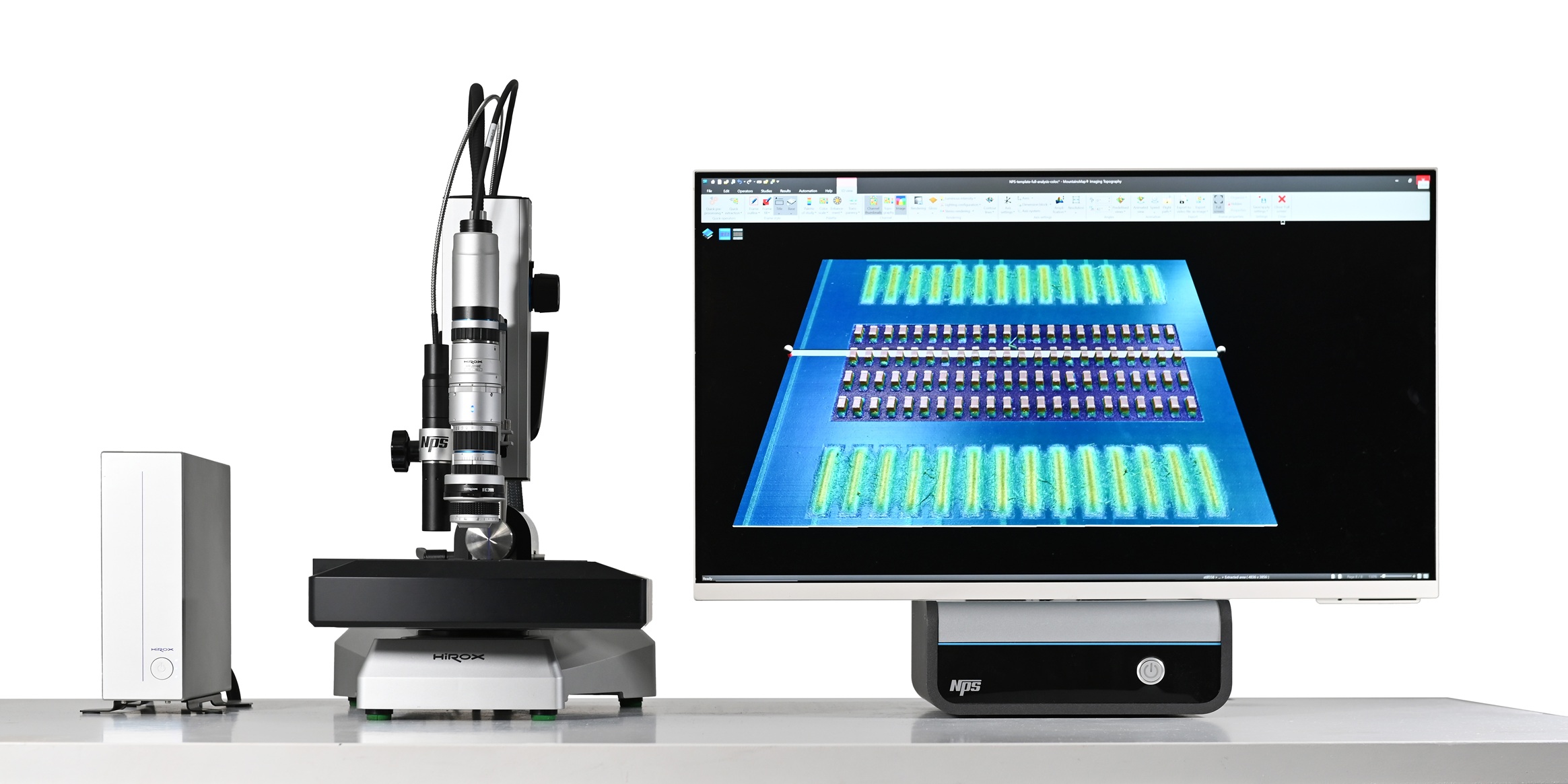 NPS White Light Confocal Scanner with ISO certified submicron surface and rugosity measurements