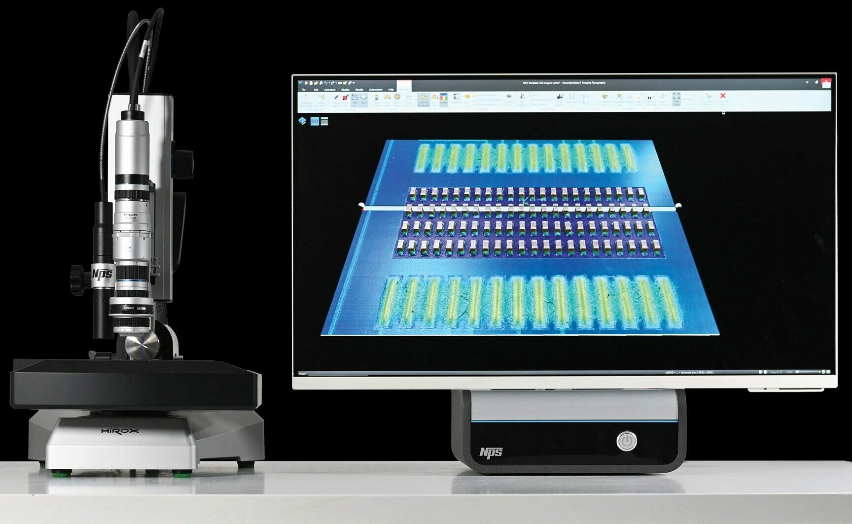 NPS White Light Confocal Scanner with ISO certified submicron surface and rugosity measurements