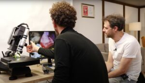 Emilien Leonhardt & Steve Mould with HIROX HRX-02 and Rotary-head_2025