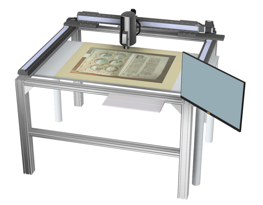 Gantry - Scanning stand for 3D digital microscope & confocal inspection and measurements